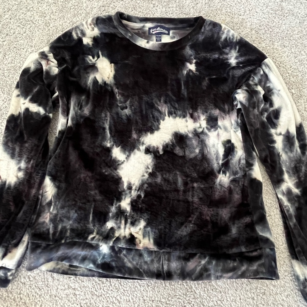 Freshman Velour Sweatshirt Tie-Dye Girls’ L (12/14)